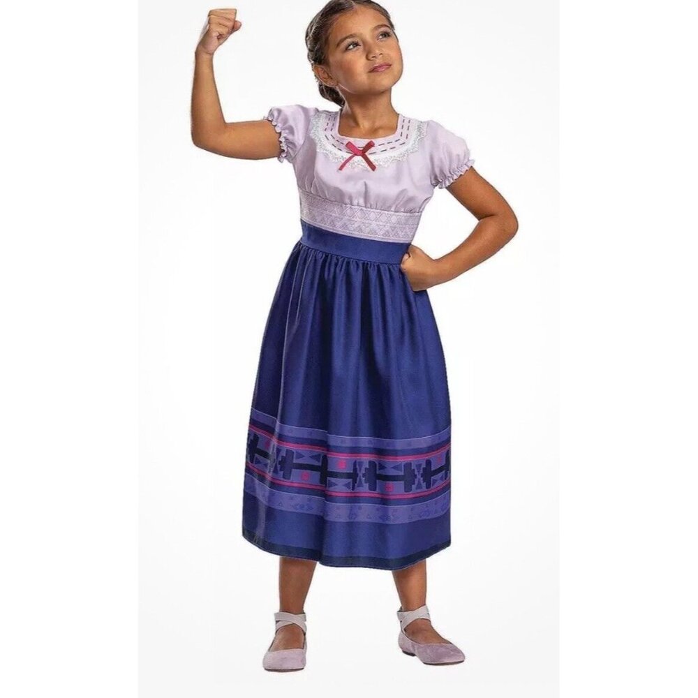 Disney ENCANTO Luisa Child Costume Dress  Size M 7-8